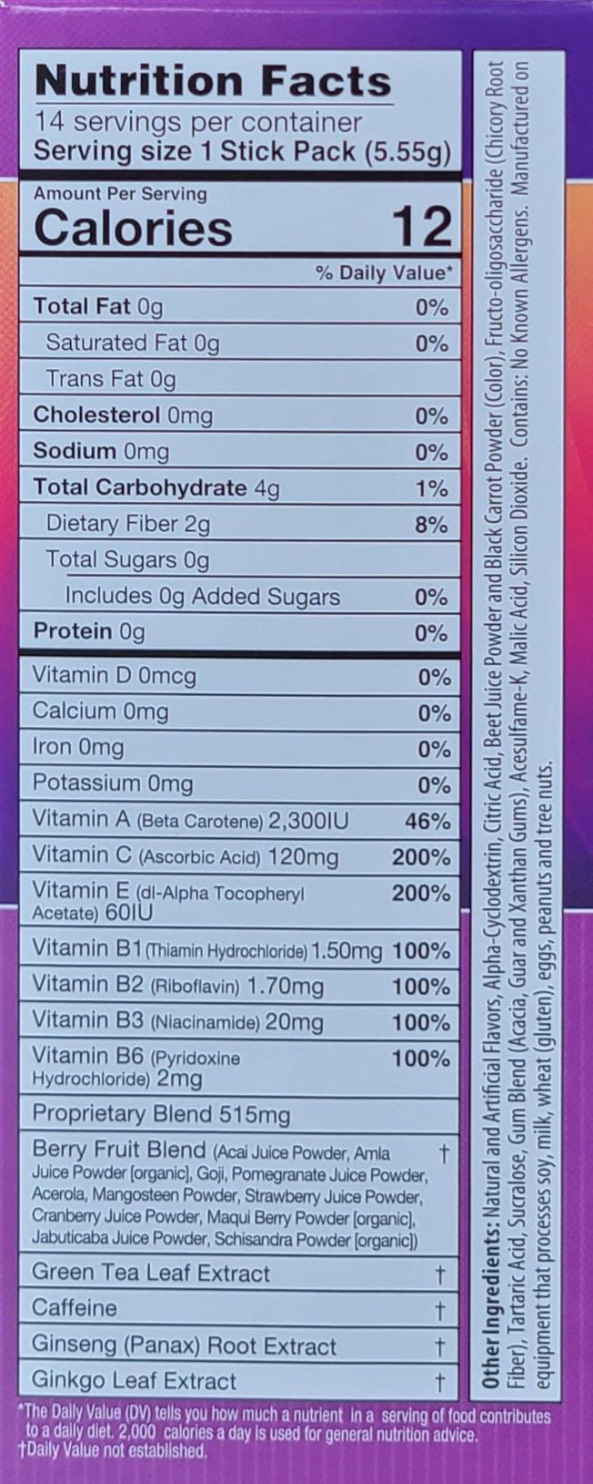 Organic Thermogenic Meta Booster - Berry