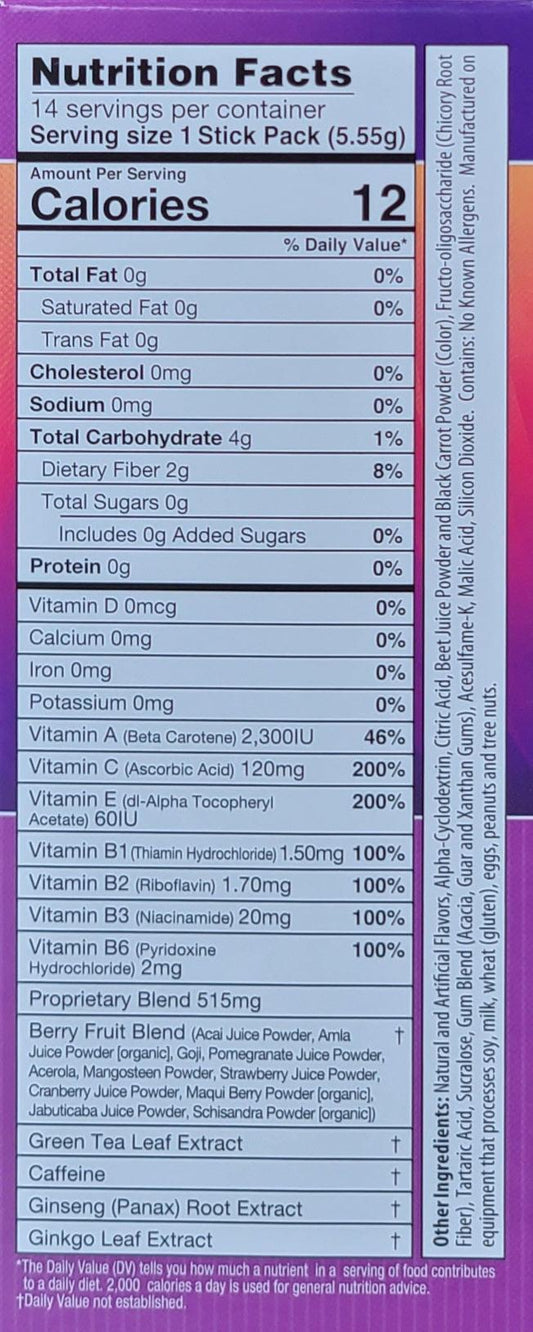 Organic Thermogenic Meta Booster - Berry