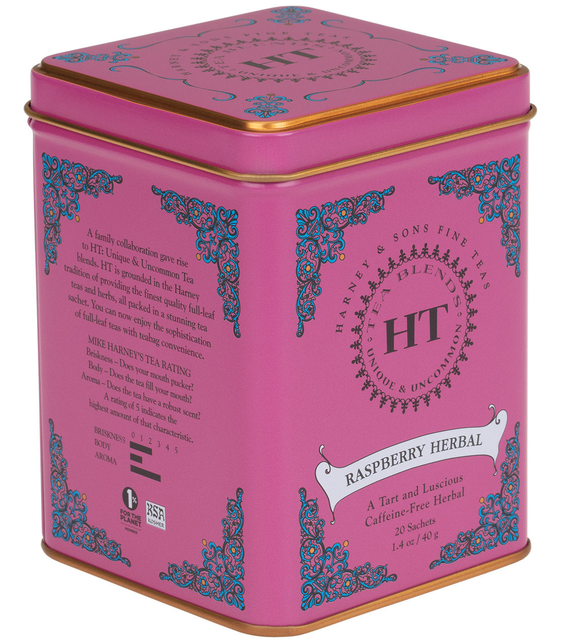 Raspberry Herbal, HT Tin of 20 Sachets