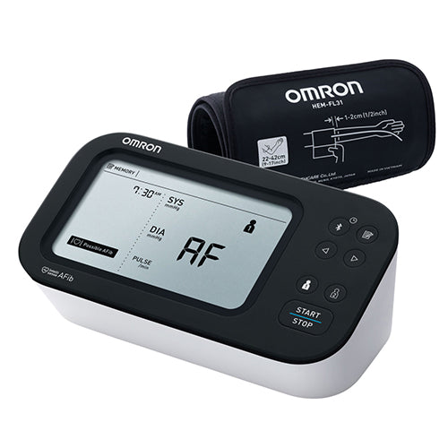 OMRON 7 Series Upper Arm Blood Pressure Monitor - AFib Detection, Wide-Range Cuff