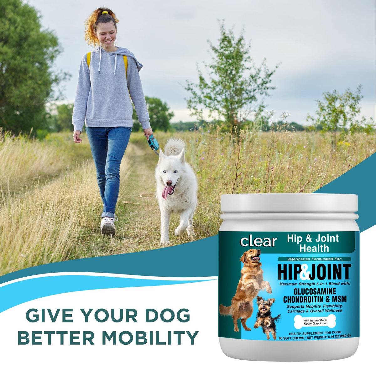 Clear Hip & Joint Health for Dogs