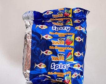 Spicy Biscuit - Nigerian Fish Flavored Cookies, Savory Snack (Pack of 3)