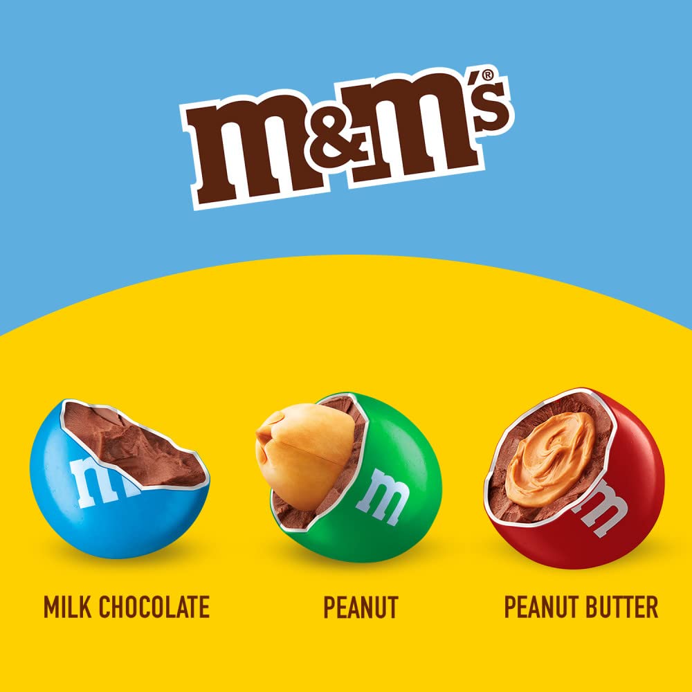 Mars Variety Pack - M&M's, Snickers & Twix Full Size Chocolate Bars (18 Count)