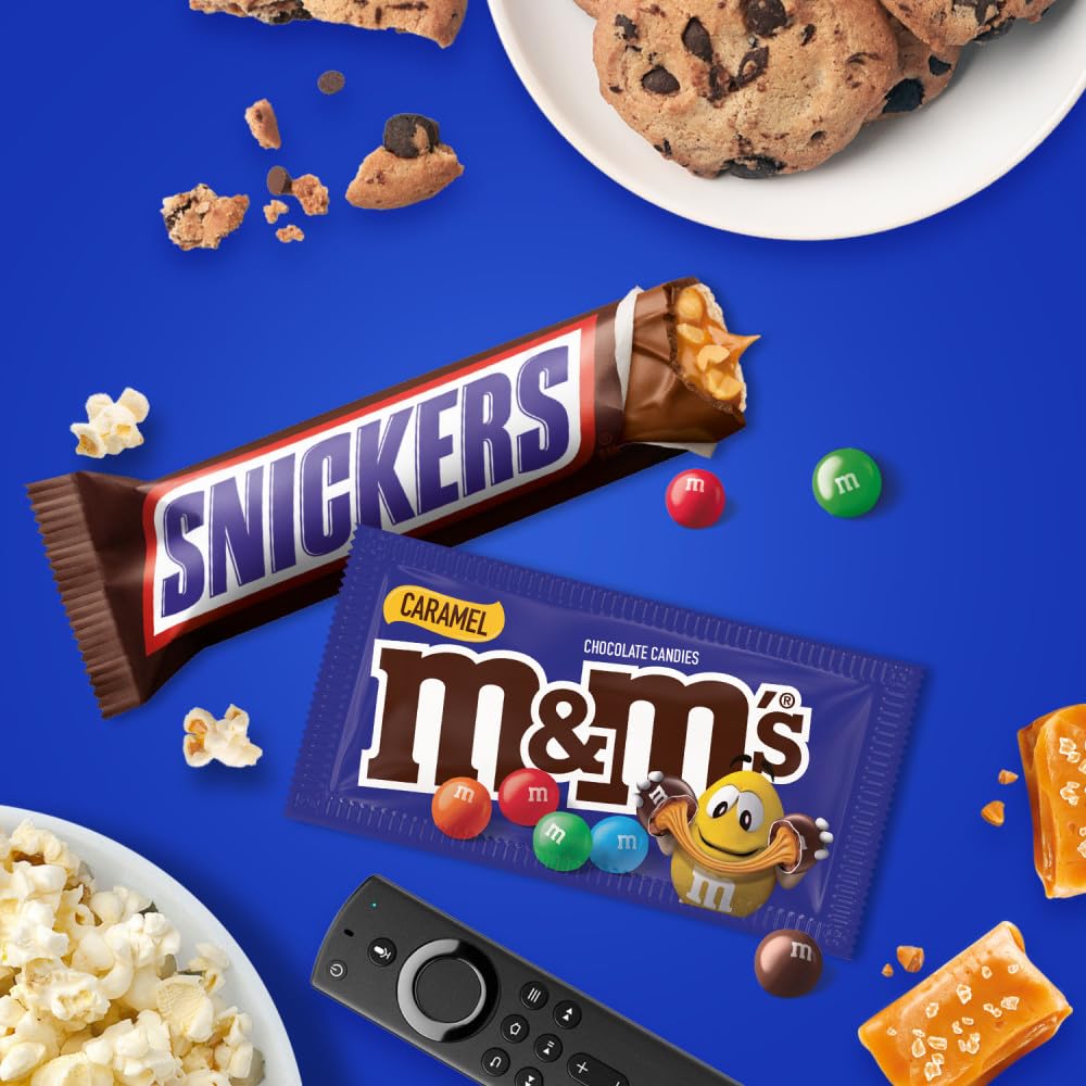Mars Variety Pack - M&M's, Snickers & Twix Full Size Chocolate Bars (18 Count)