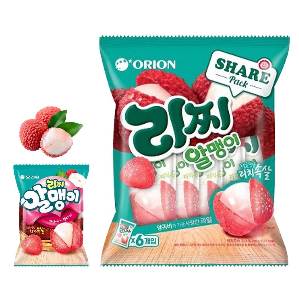 Korean Fruit Jelly Candy - 5 Flavor Mix - Chewy Gummy Snacks