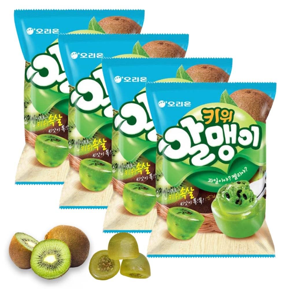 Korean Fruit Jelly Candy - 5 Flavor Mix - Chewy Gummy Snacks