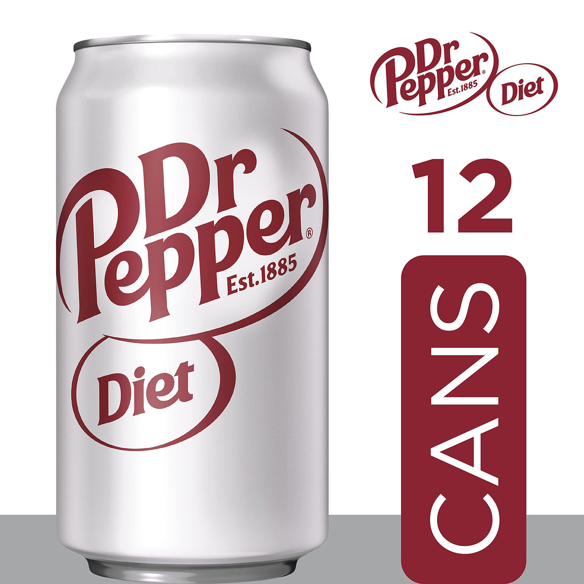 Dr Pepper Soda, 12 fl oz cans, 12 pack