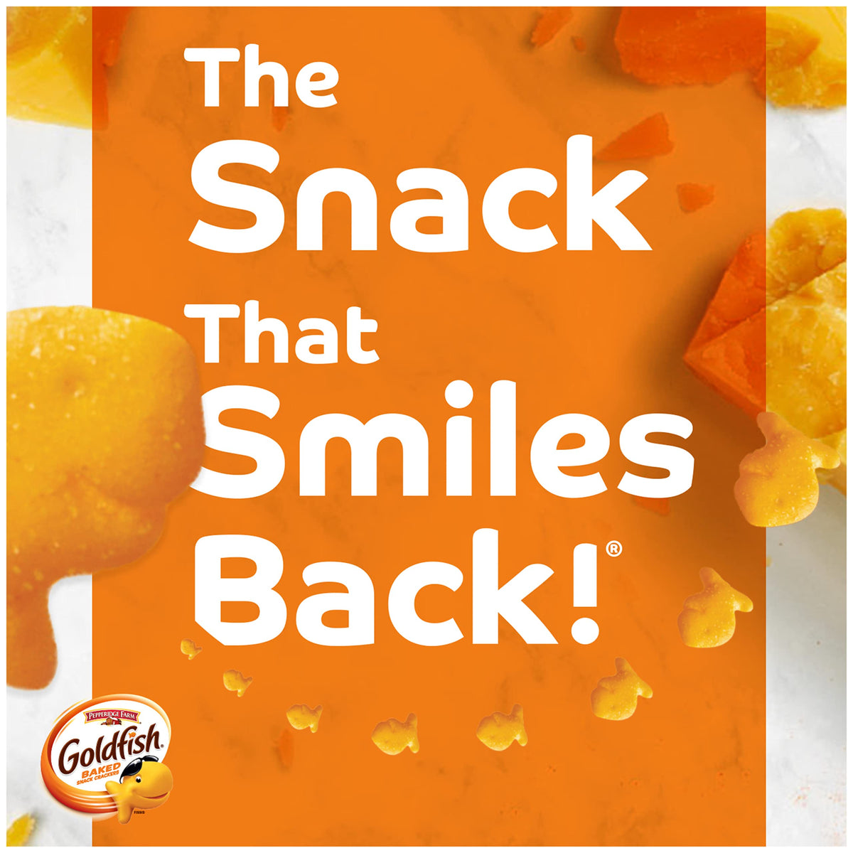Classic Delight Goldfish Crackers Big Smiles Variety Pack - Cheddar, Colors & Pretzels | 30 Count