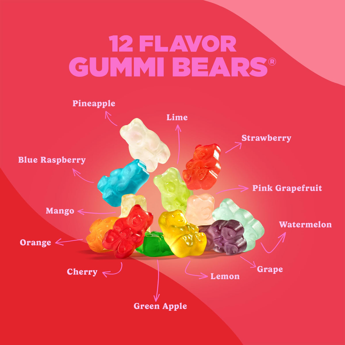 TikTok Viral Albanese Gummi Bears - World's Best 12 Flavors