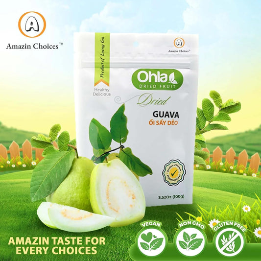 Organic Amazin Choices Dried Guava, 3.52 oz.
