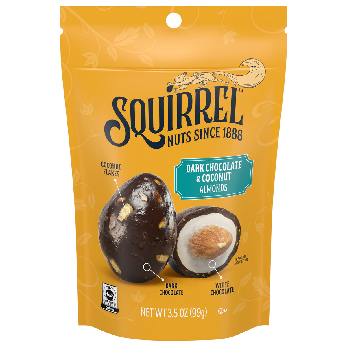 Squirrel Brand Sweet Brown Butter Cashews - Gourmet Artisan Nuts (3.5 oz)