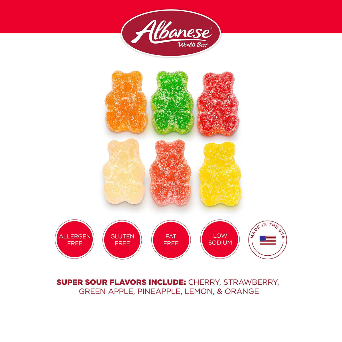 Albanese World's Best Gummi Candy - Bulk Bags - Multiple Varieties Available