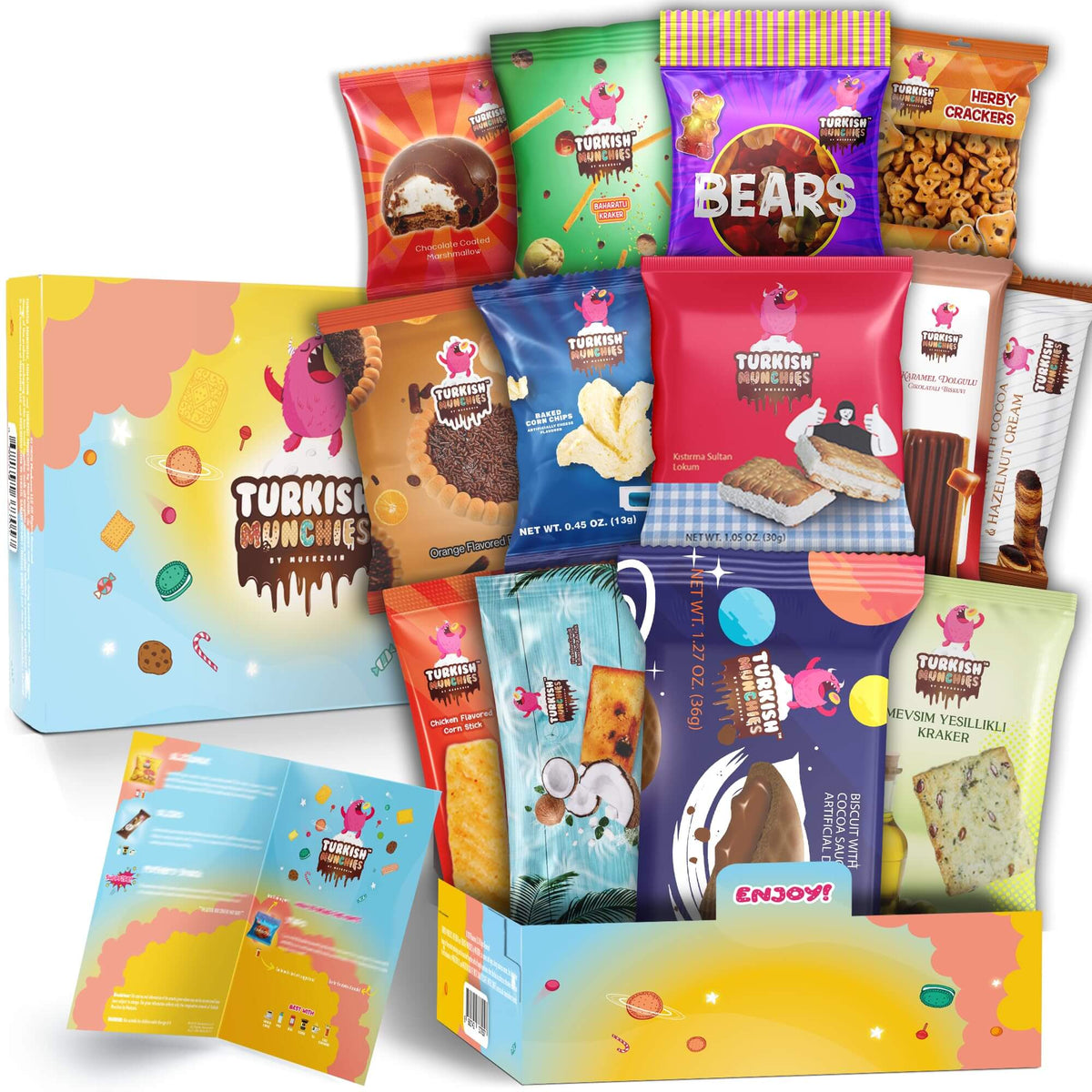 TikTok Viral Premium Turkish Snack Box - 12 Authentic Treats