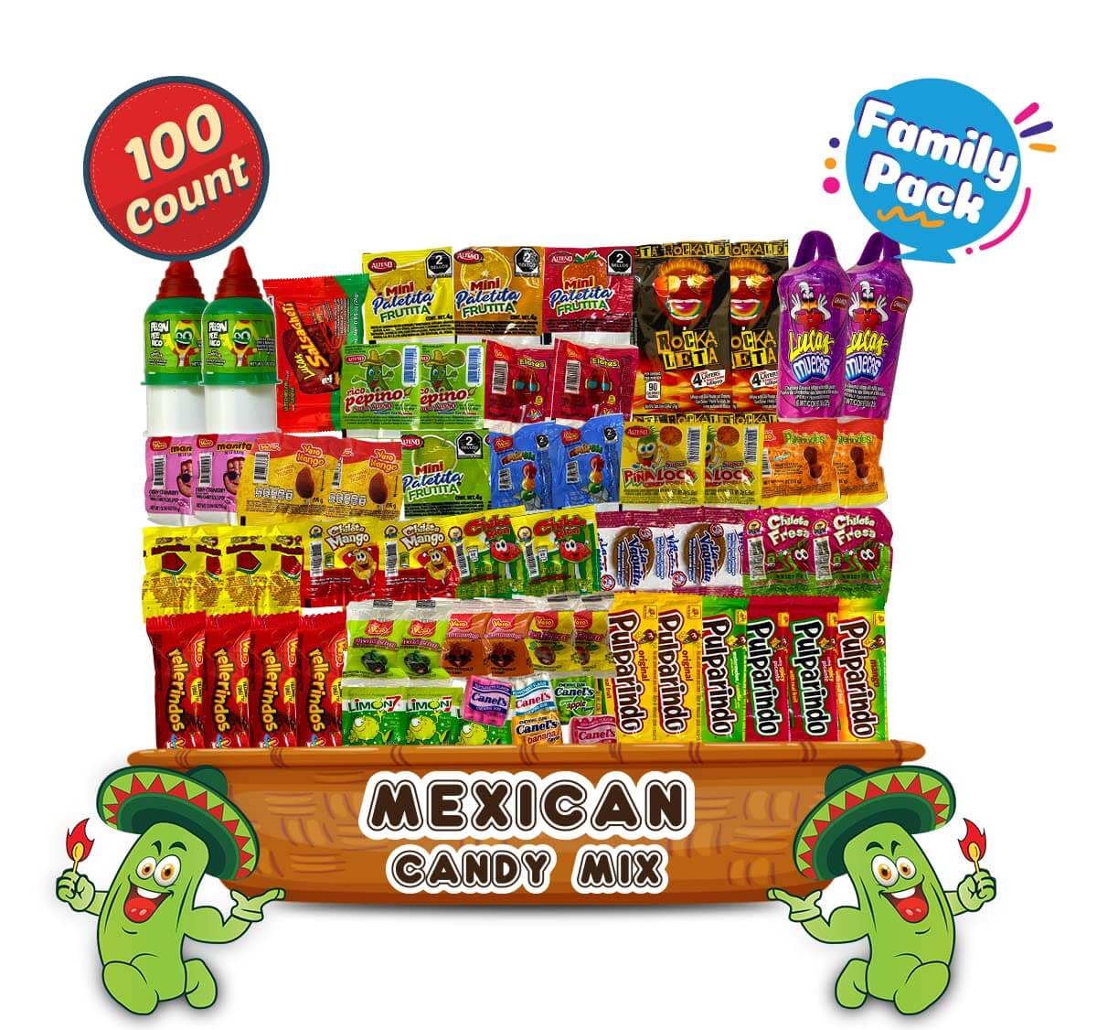 Mexican Candy Variety Pack - Authentic Dulces Mexicanos Mix