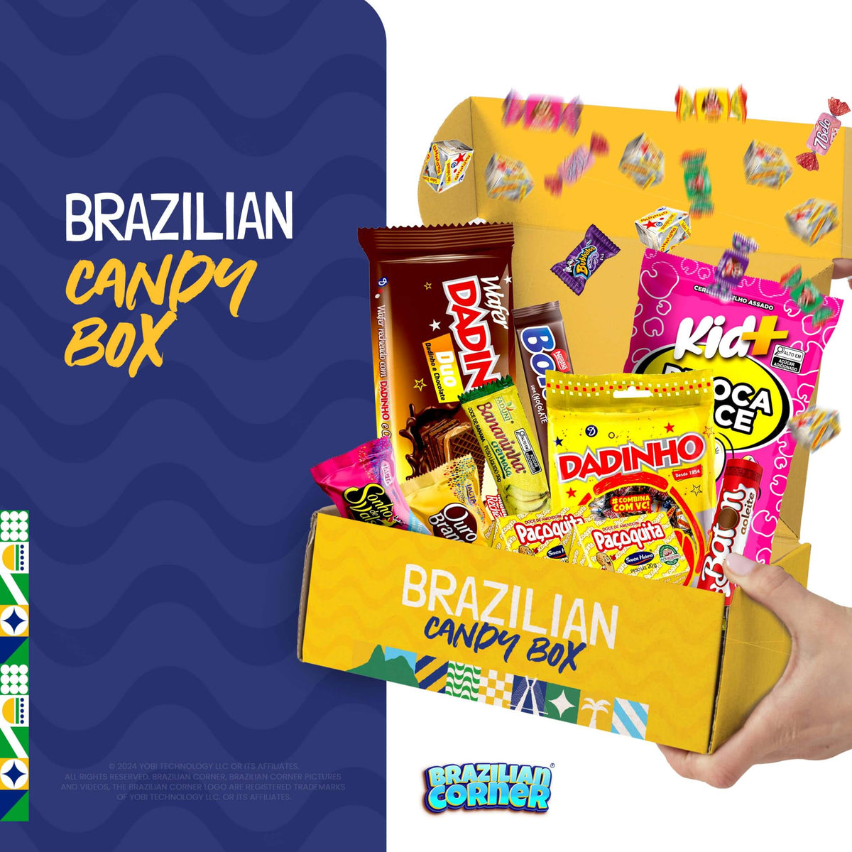 Viral Brazilian Candy Variety Box - 40 Authentic Treats & Chocolates