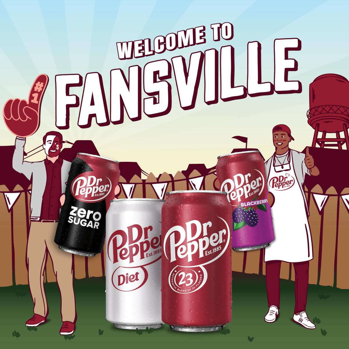 Dr Pepper Soda, 12 fl oz cans, 12 pack