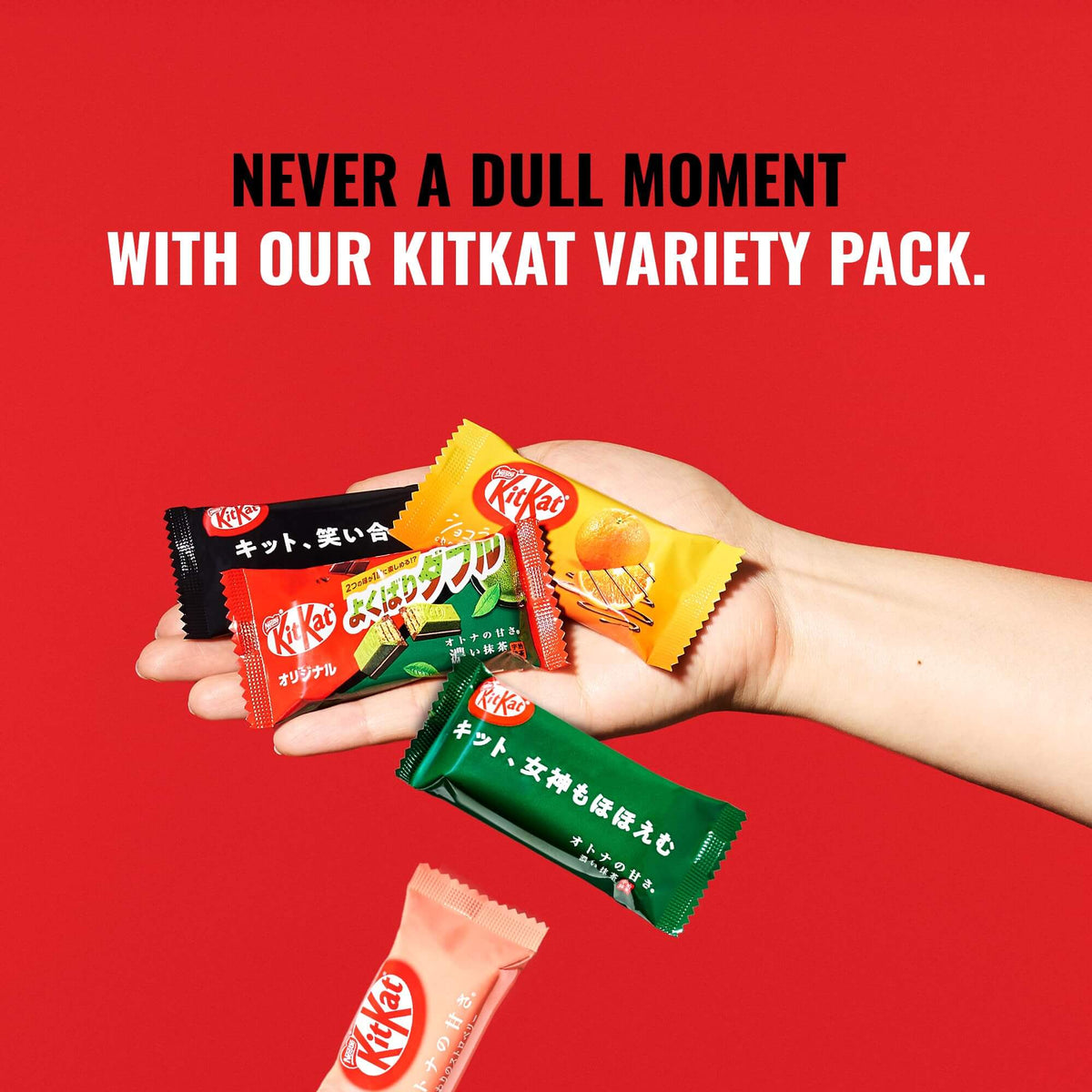 Japanese KIT KAT Variety Pack - 50 Piece Exotic Flavors, Authentic Import from Japan
