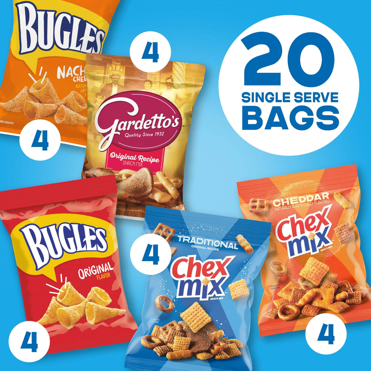General Mills Classic Mix Snack Variety Pack - 28 oz (20 Count)