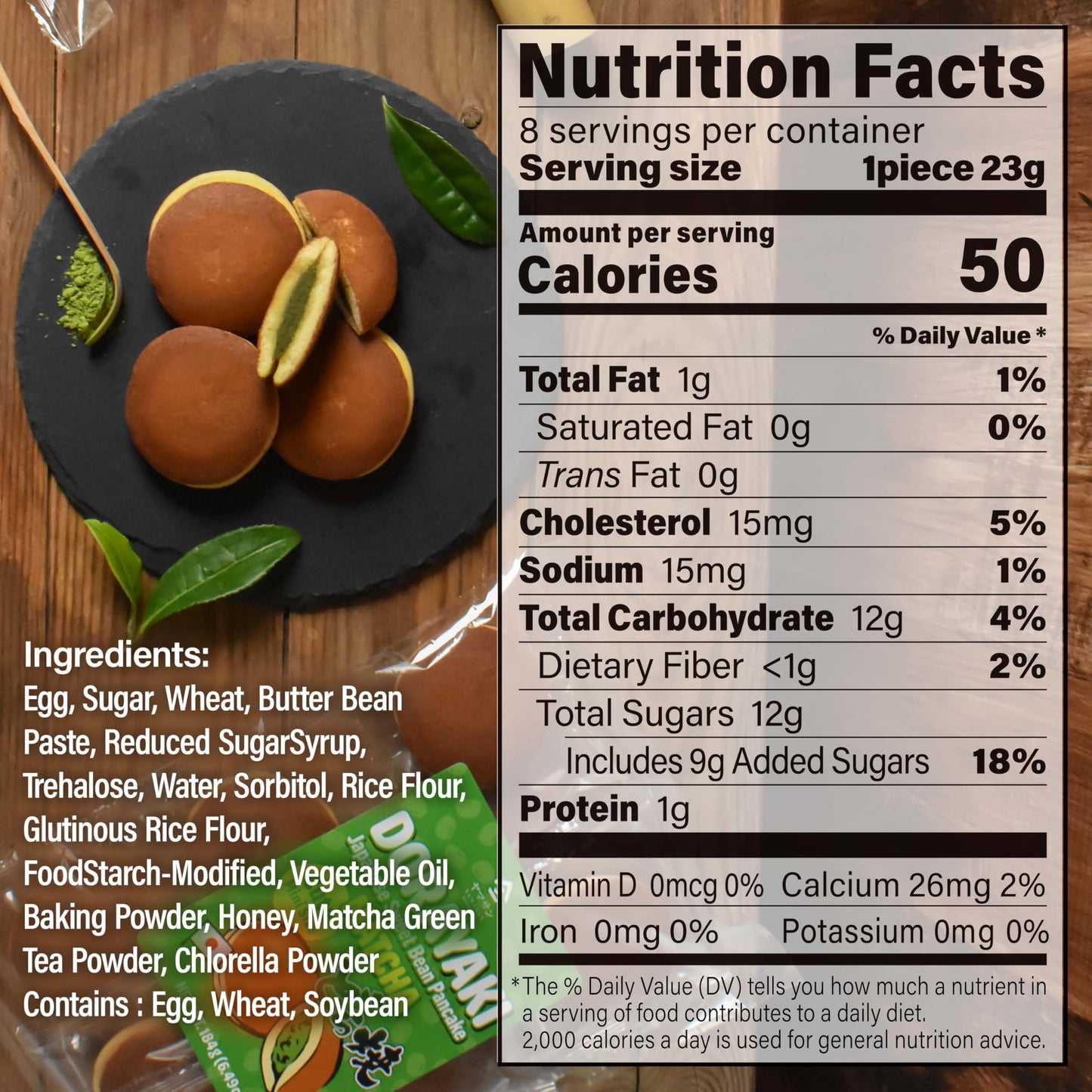 Yamasan Kyoto Uji Dorayaki - Premium Japanese Red Bean Pancakes (6.49 oz)