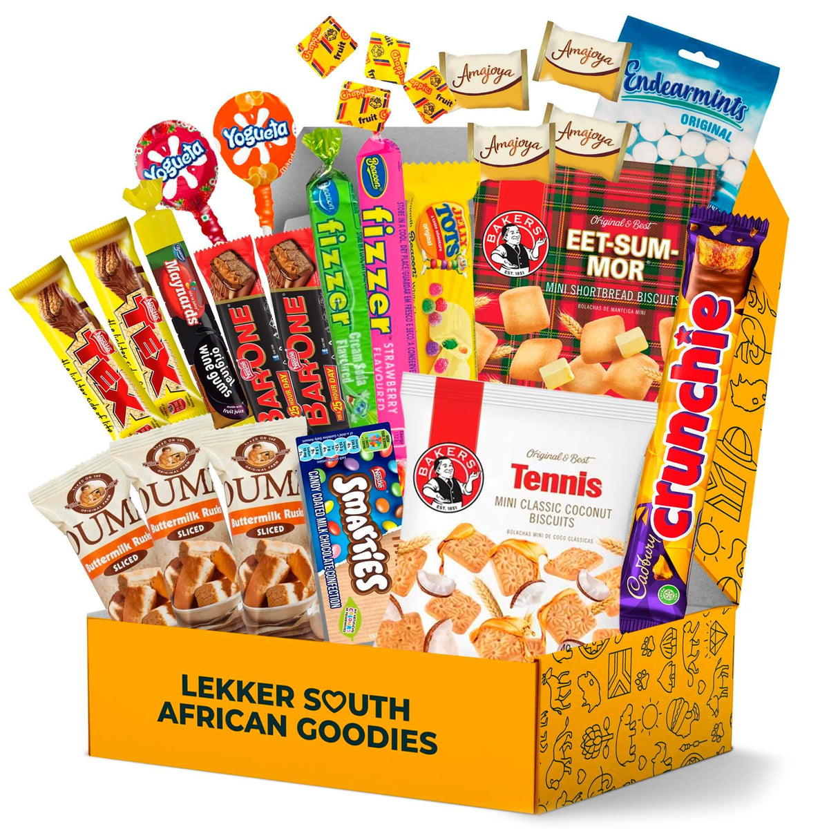 Premium South African Snack Box - 36 Authentic Treats & Confectionery