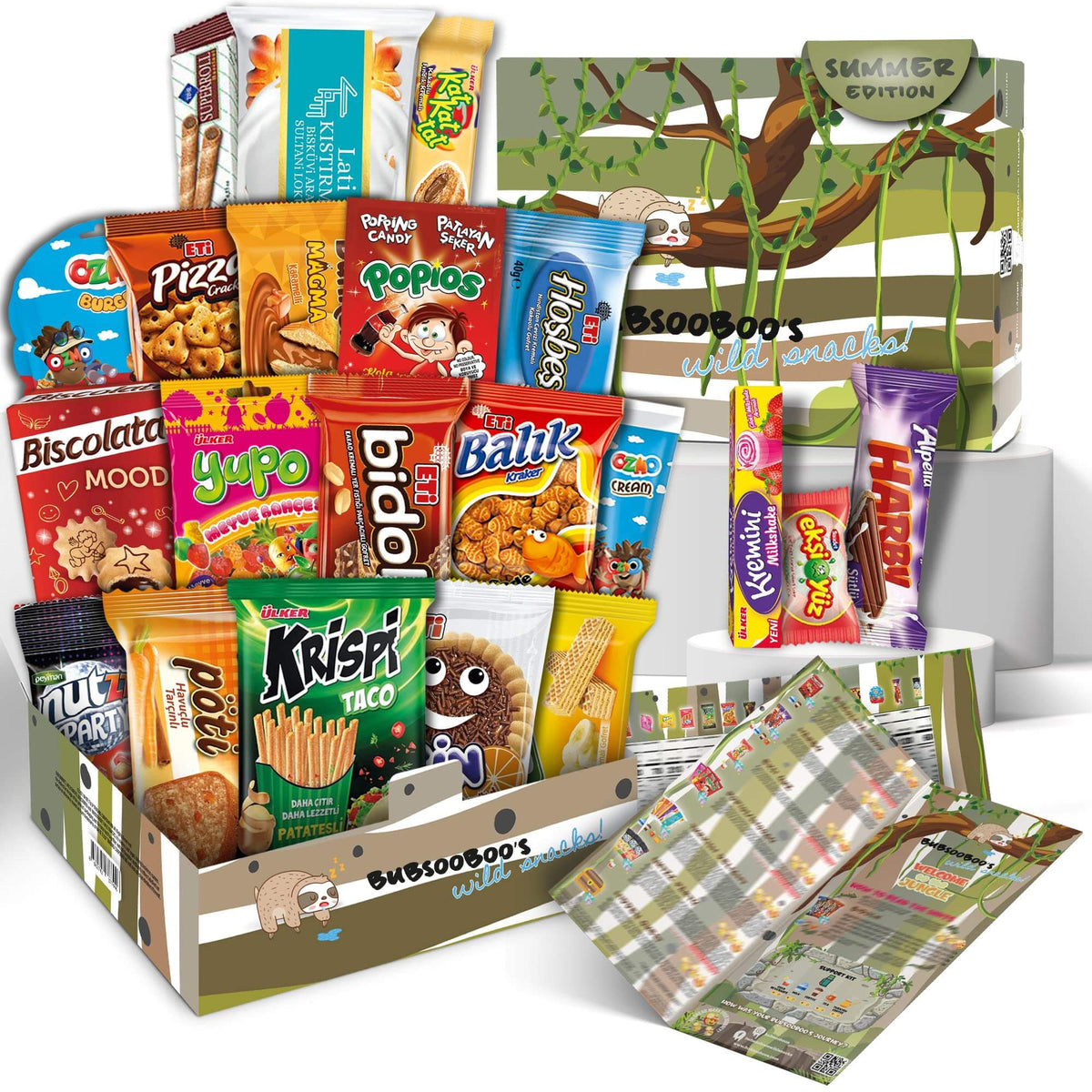 International Fairy Tale Snack Box - 12 Full-Size Global Treats
