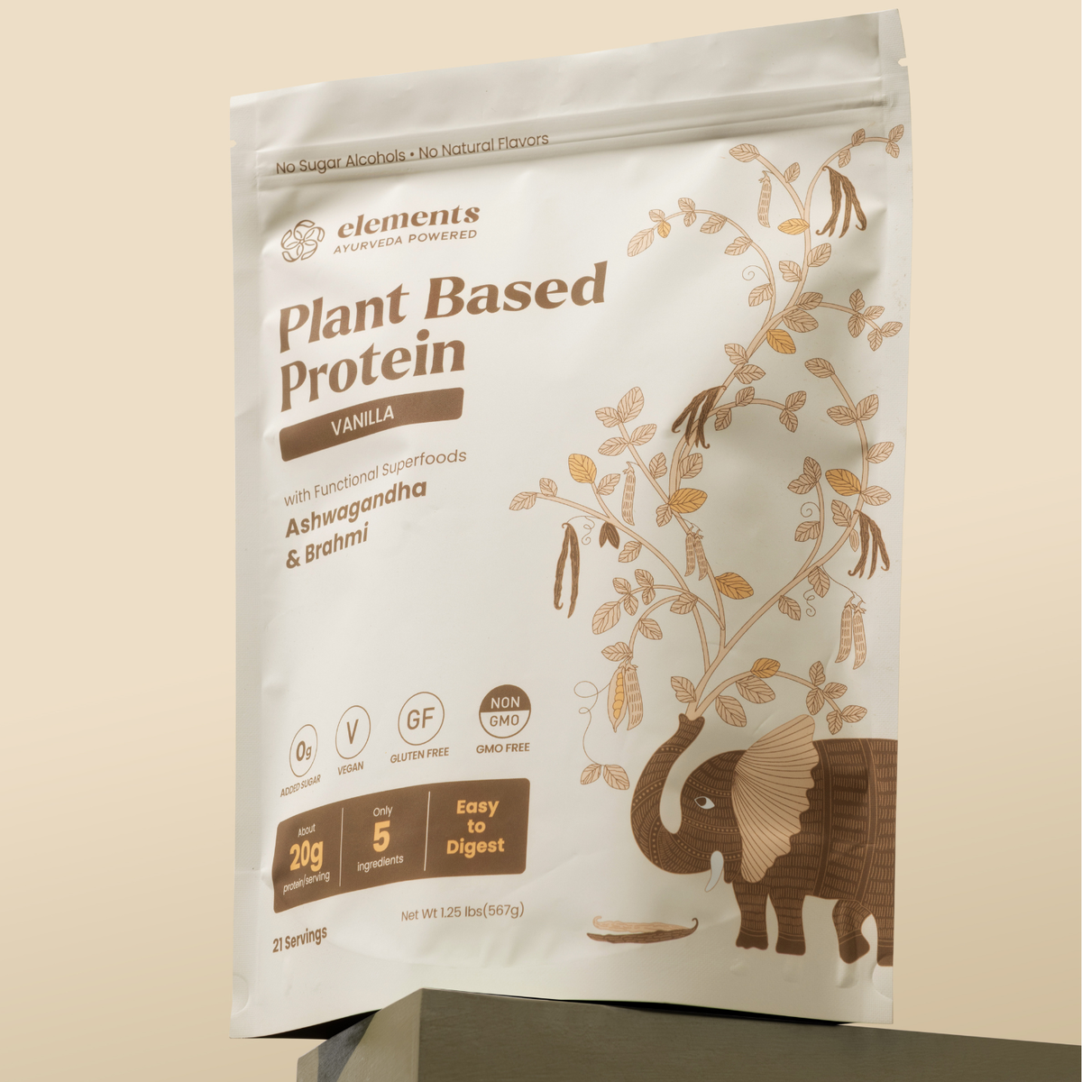 Plant Based Protein Powder: Vanilla (21 Servings)