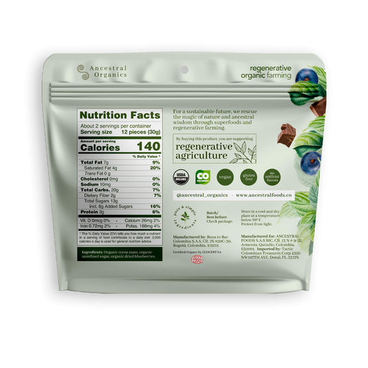 Organic Dark Chocolate Covered Blueberry