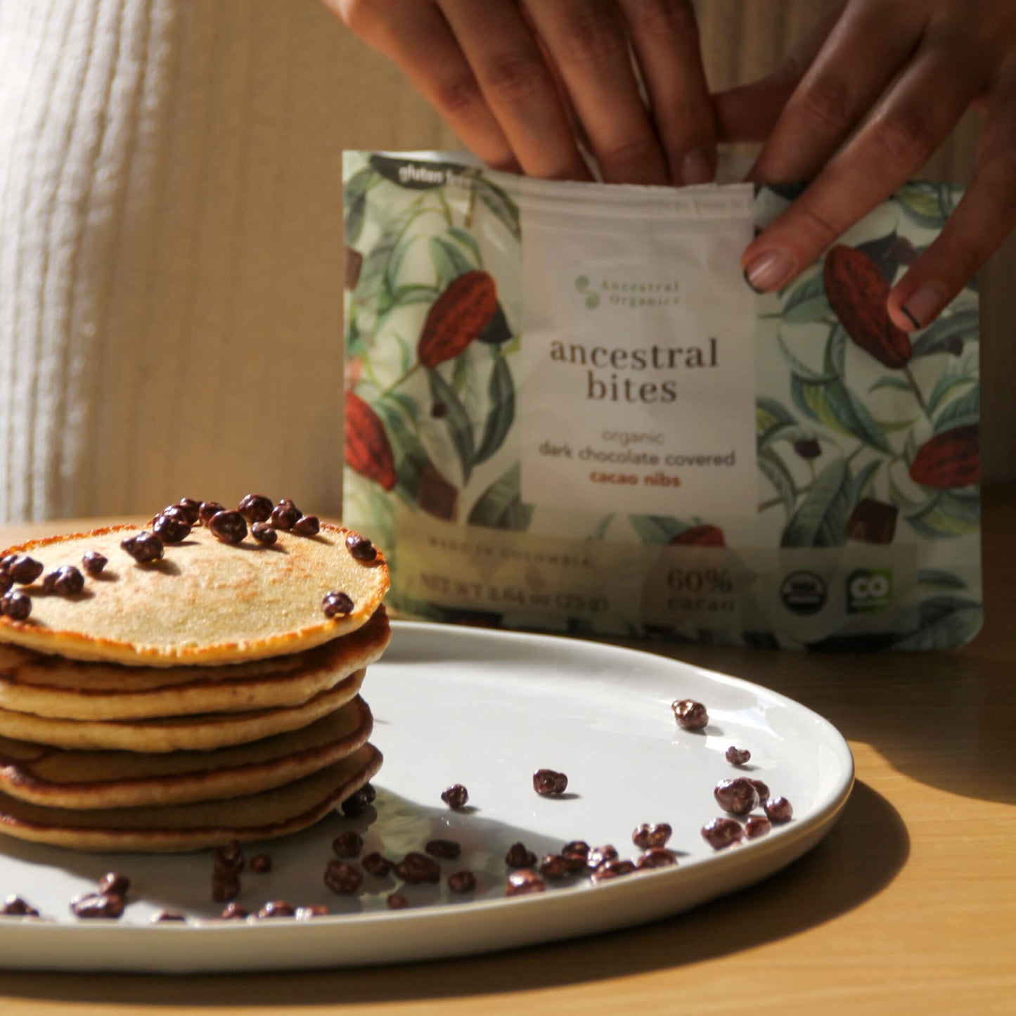 Organic Dark Chocolate Covered Cacao Nibs