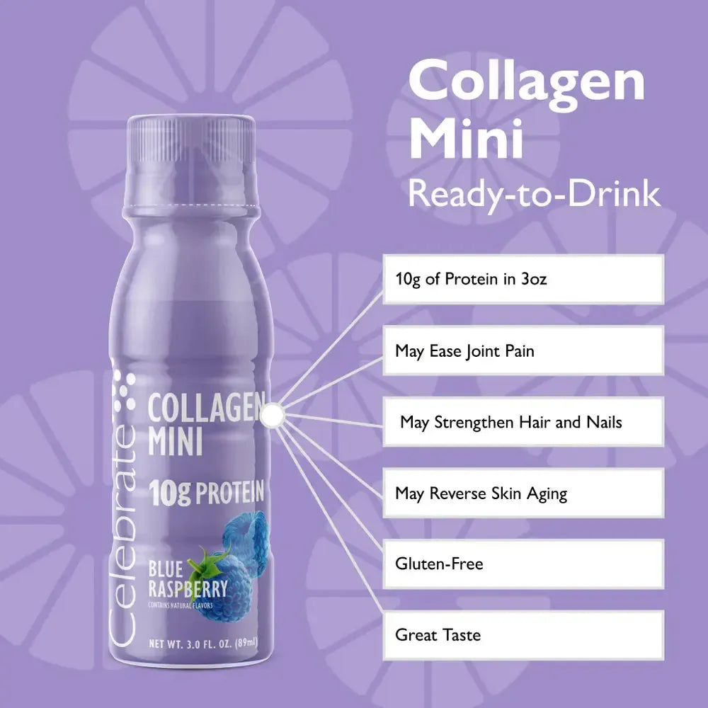 Collagen Mini 10g Protein Shots - Celebrate