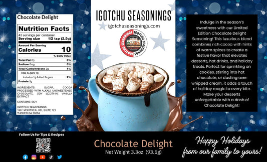 Chocolate Delight 5.5 oz Holiday Limited Edition