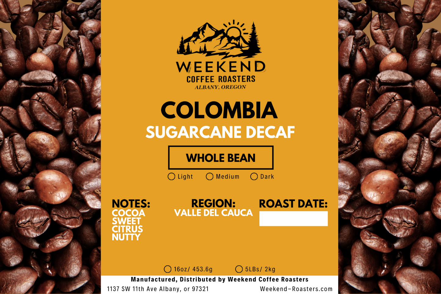 Colombia: Sugarcane Decaf