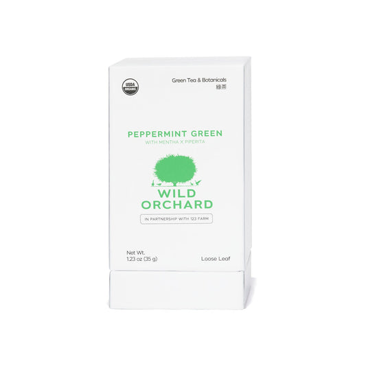 Peppermint Green - Organic Loose Leaf Green Tea