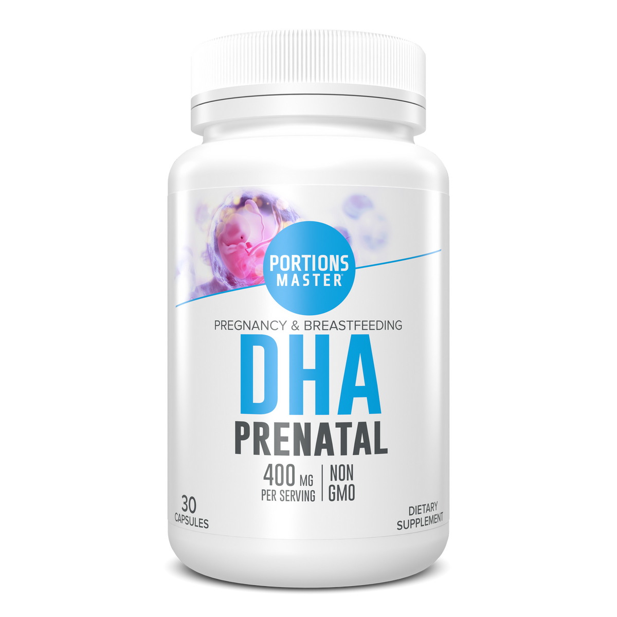 Portions Master DHA Prenatal Pregnancy & Breastfeeding (30 Count)