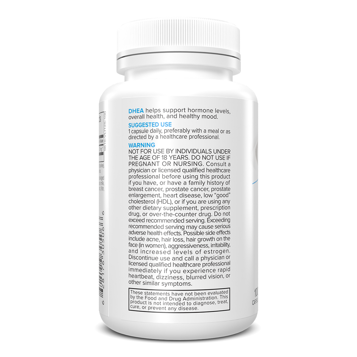 Portions Master DHEA Hormonal Support (100 Count)