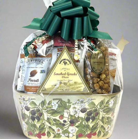 Large Berry Gift Tin Basket