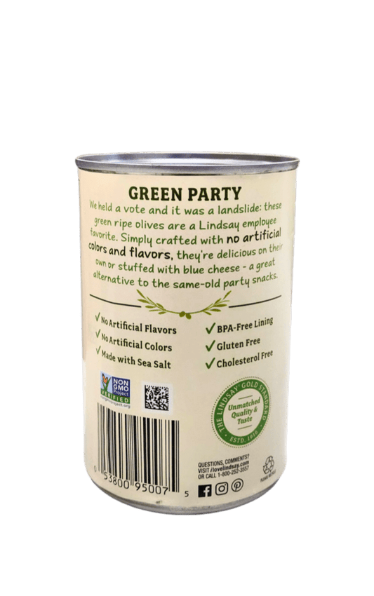 Organic Olives, Green, Pitted