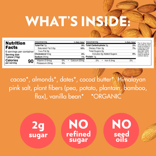 DARK CHOCOLATE ALMOND BUTTER CUPS (3 BAGS)