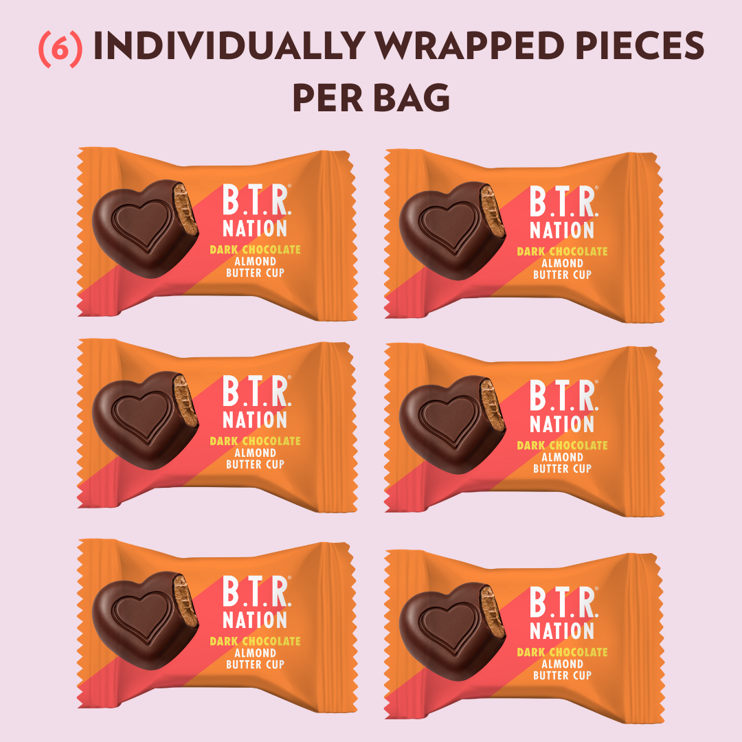 DARK CHOCOLATE ALMOND BUTTER CUPS (3 BAGS)