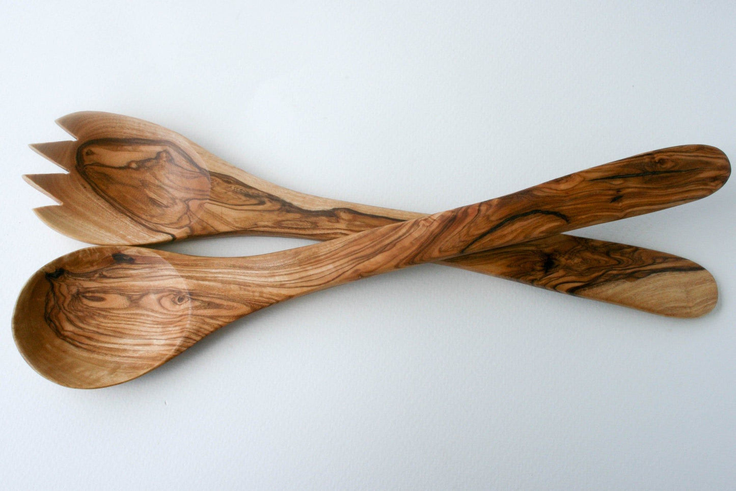 Hand Crafted Olive Wood Salad Servers