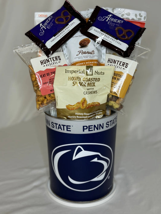 JGB Sports - Penn State Nittany Lions Gift Tin Basket - Made In America