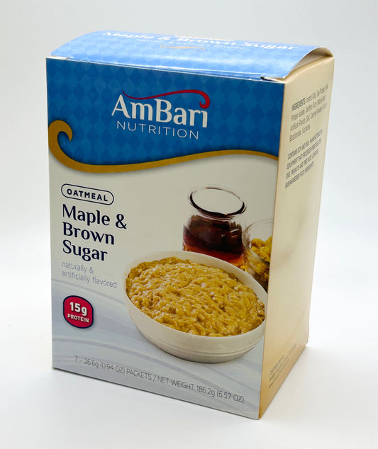 Maple Brown Sugar Oatmeal