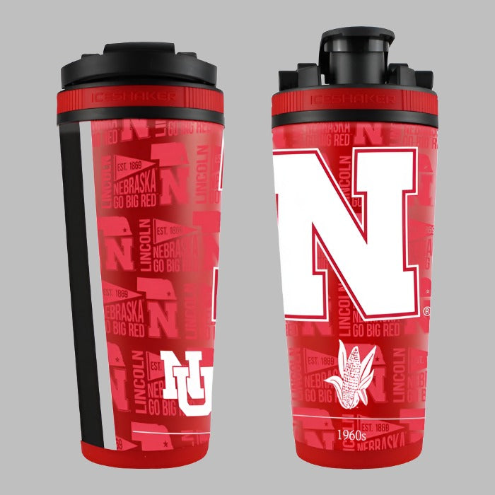 Wincraft - Nebraska Cornhuskers 26oz 4D Ice Shaker - Clearance