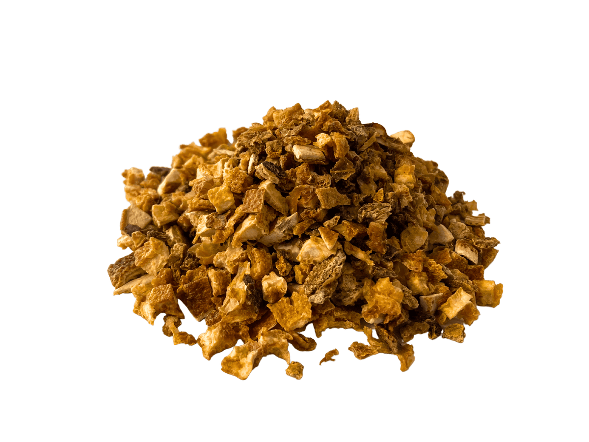 Orange Peel, Cut, Sifted