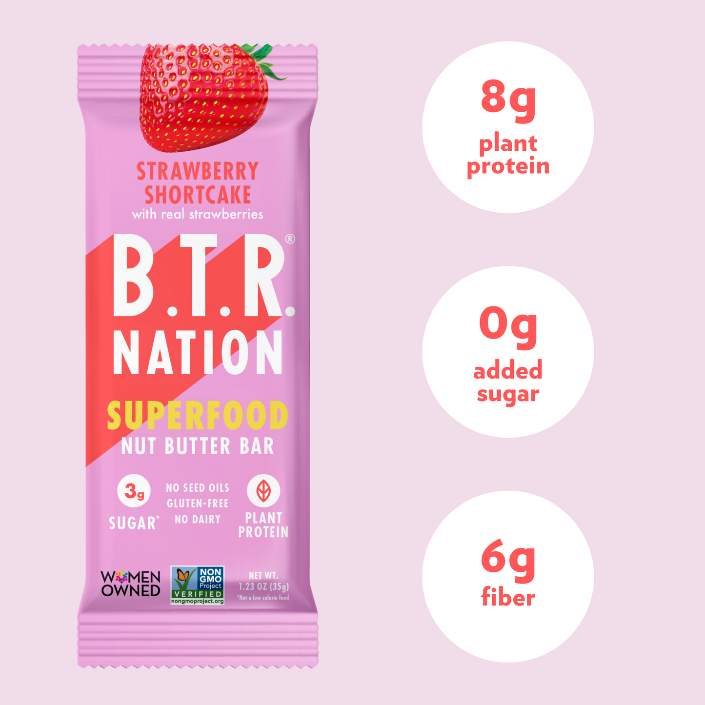 Strawberry Shortcake Superfood Bar (12 Count ) ππ°