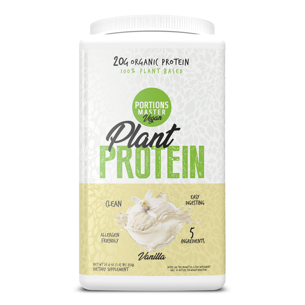 Portions Master Plant Protein Vanilla
