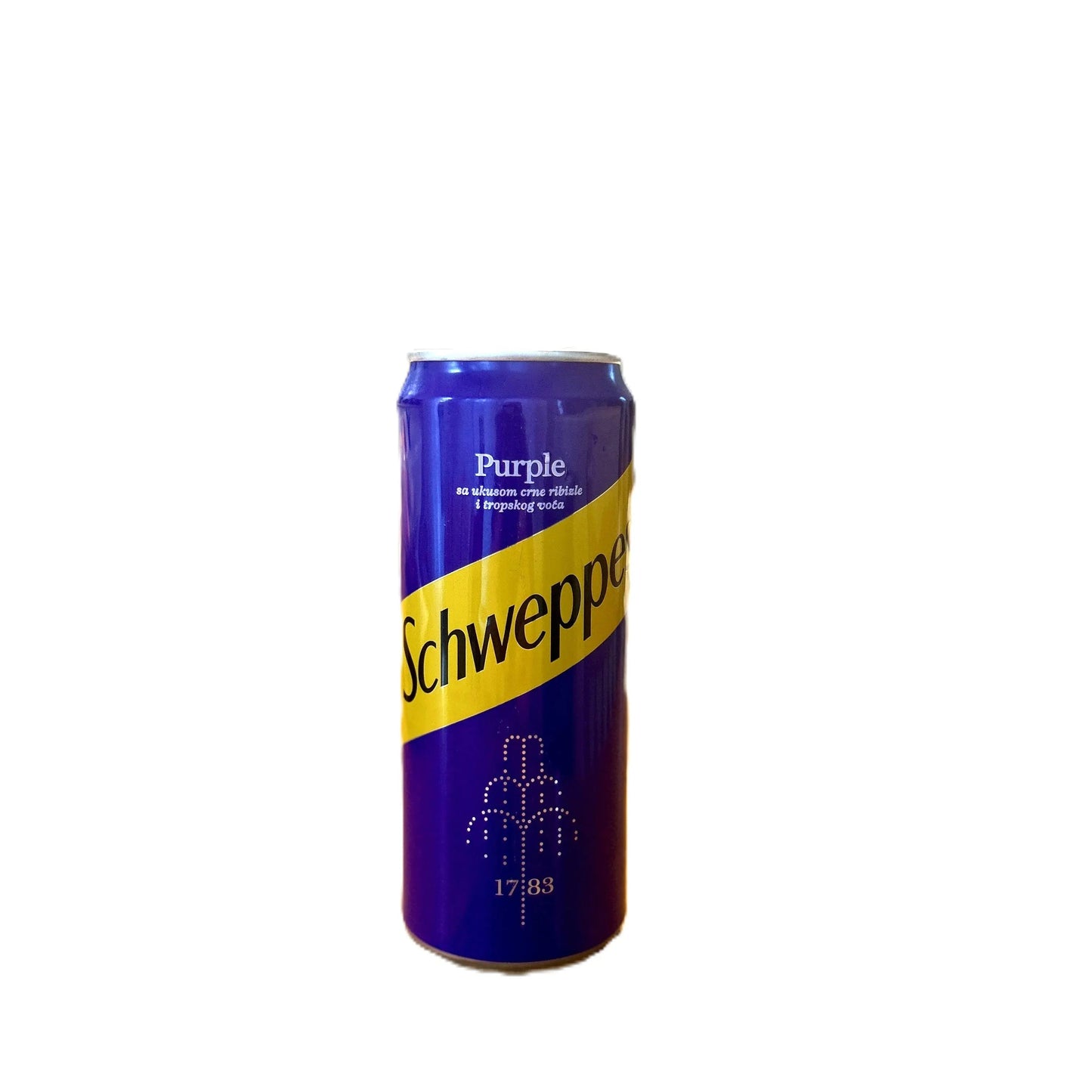 Schweppes Purple Tropical – Exotic Fruity Sparkling Drink (Serbia)