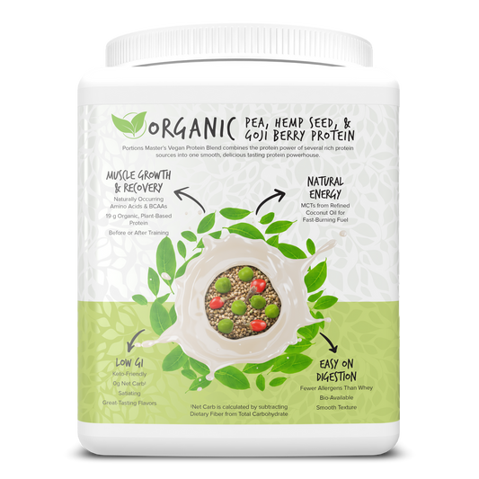 Portions Master Vegan Protein Blend Unflavored