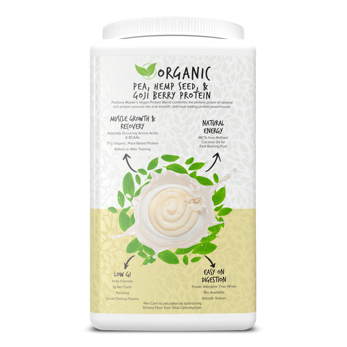 Portions Master Vegan Protein Blend Vanilla