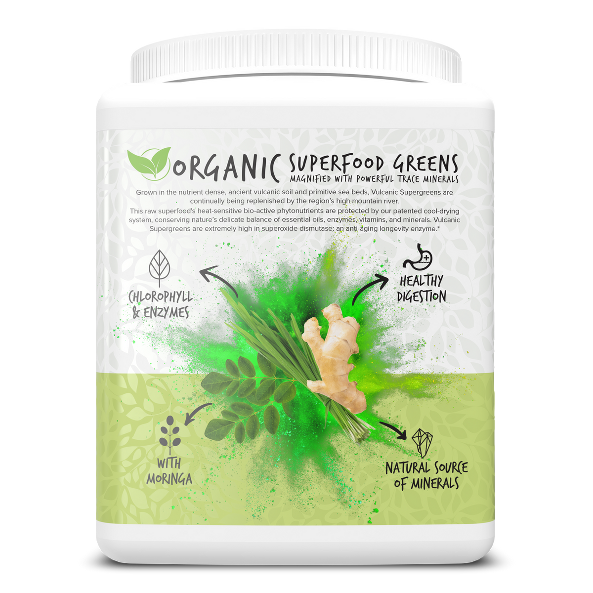 Portions Master Vulcanic Supergreens Unflavored