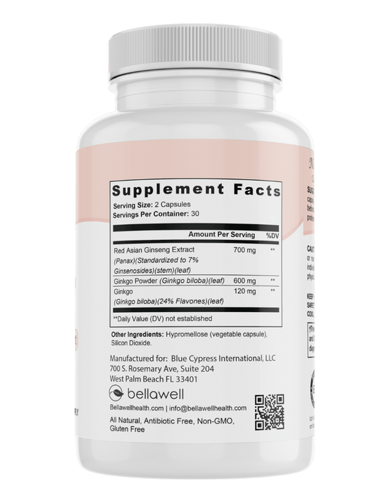 Ginkgo Biloba Formula by Bellawell